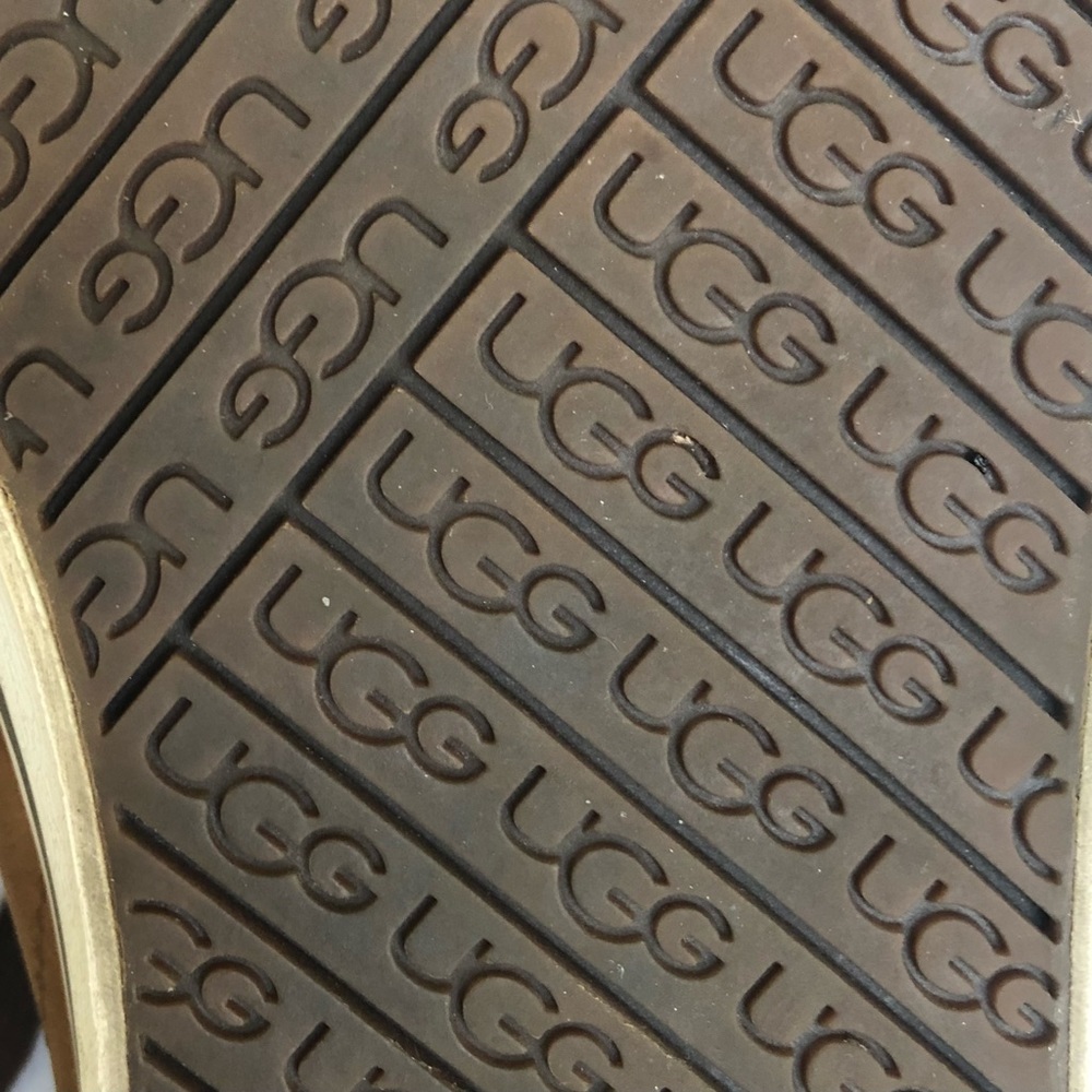 UGG Vanowen Nubuck Leather Lace Up Brown Shoes Sneakers - Picture 12 of 13